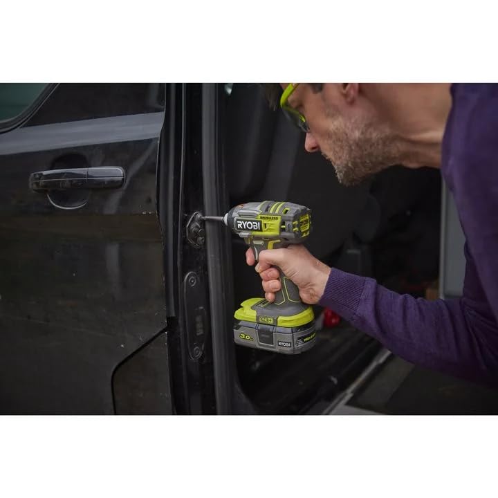 Ryobi R18IDBL-0 18 V ONE+ Cordless Brushless Impact Driver - Hyper Green