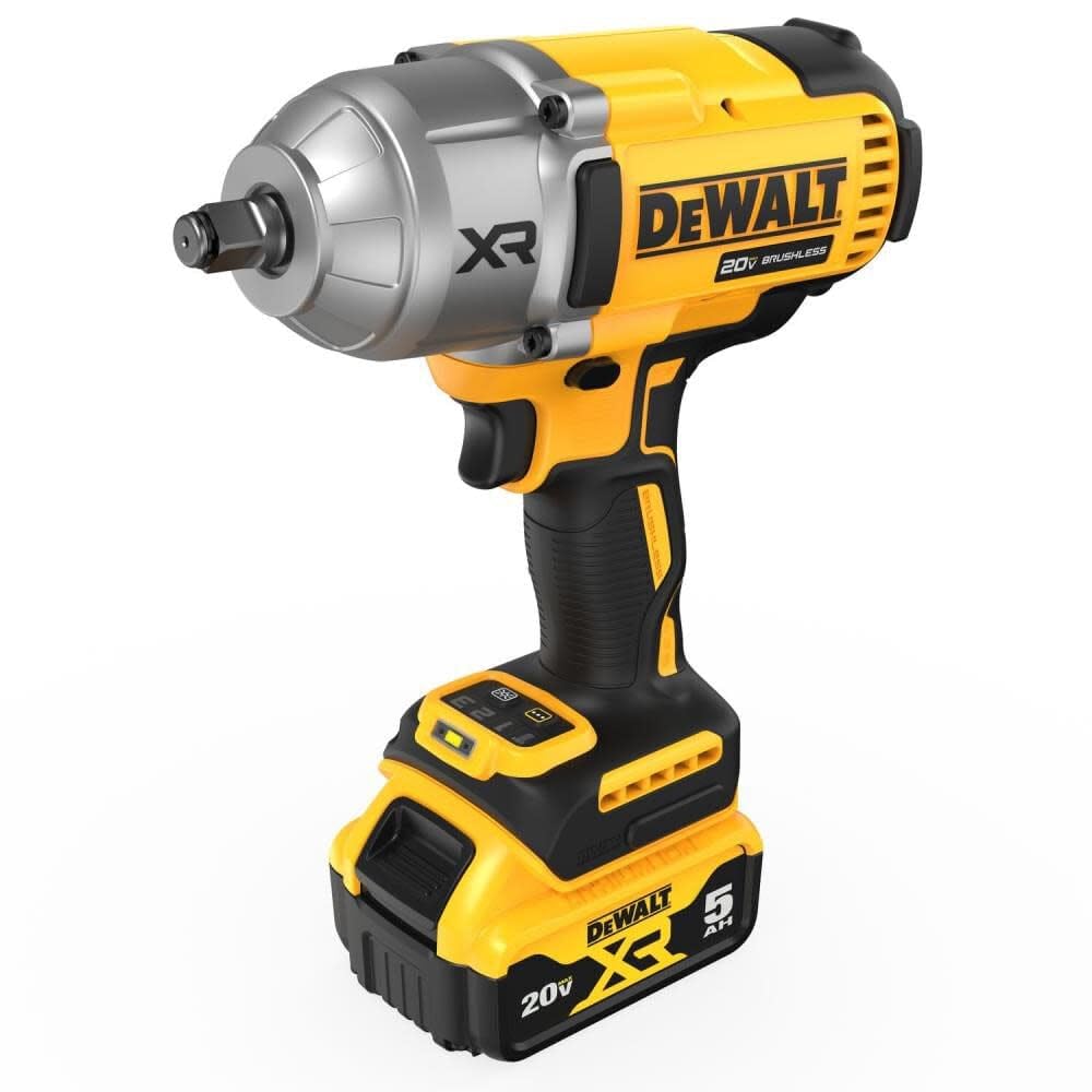 DEWALT 20V MAX Cordless Impact Wrench Kit, 20V MAX, 1/2" Hog Ring