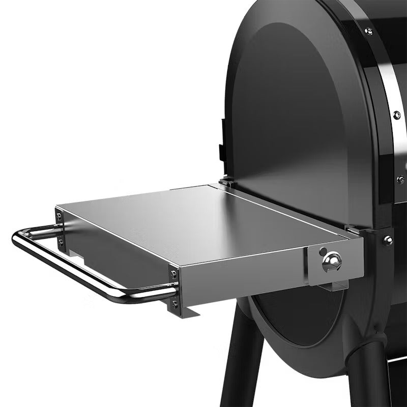 Weber SmokeFire EPX4 Wood Fired Pellet Grill, STEALTH Edition- Free 4 Bags of Pellets, Side Shelf and Front Shelf Included