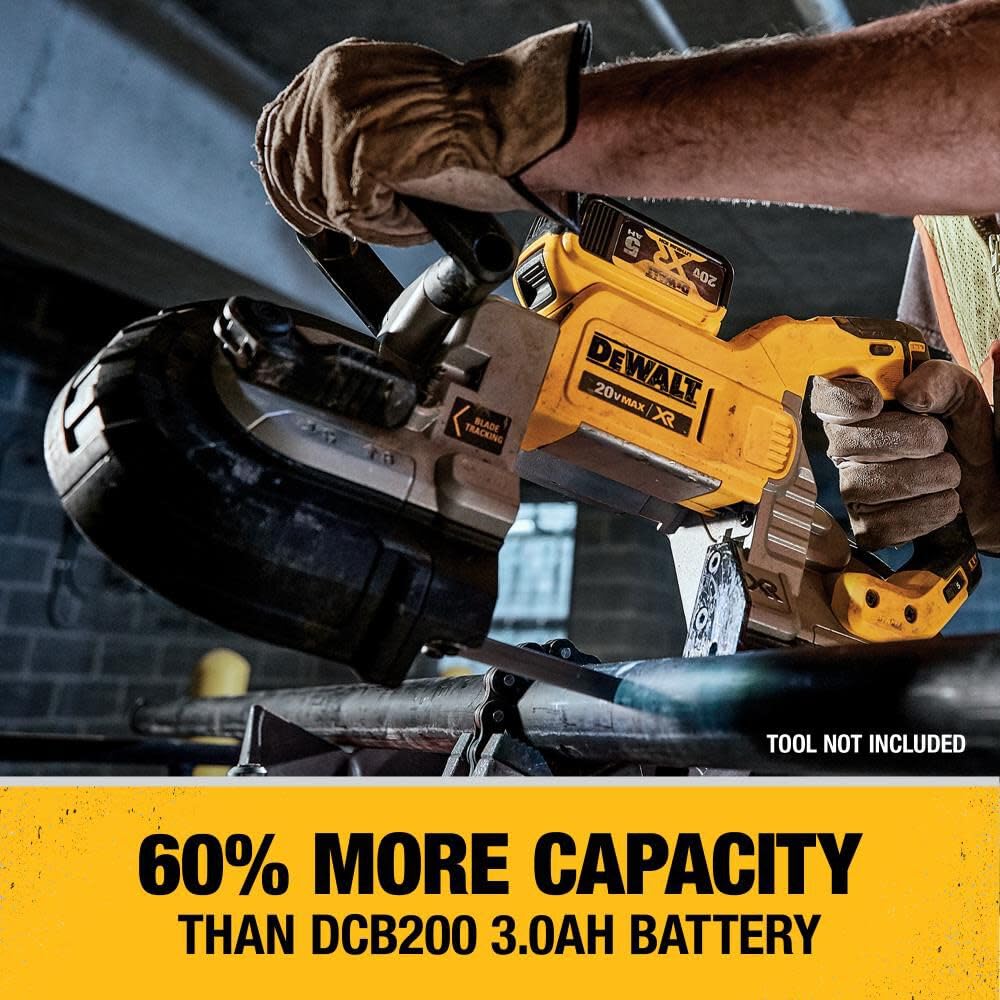 DEWALT 20V MAX Battery Starter Kit with 2 Batteries, 5.0Ah (DCB205-2CK)