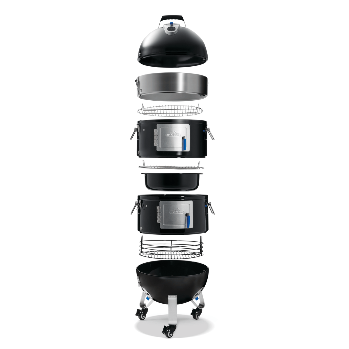 Napoleon Apollo 18" AS18K Charcoal Grill and Water Smoker
