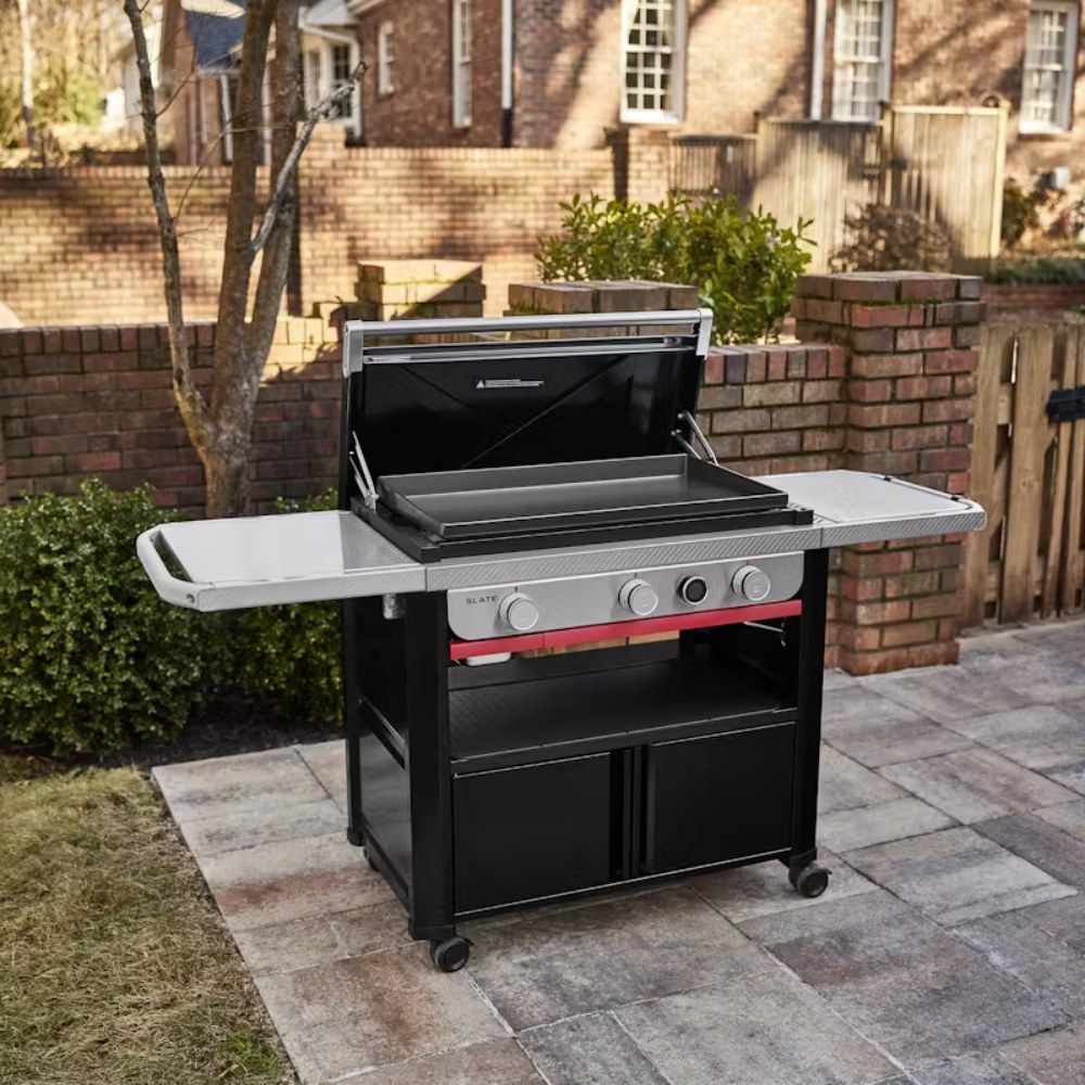 Weber Slate GPD 76cm Premium Griddle Gas BBQ