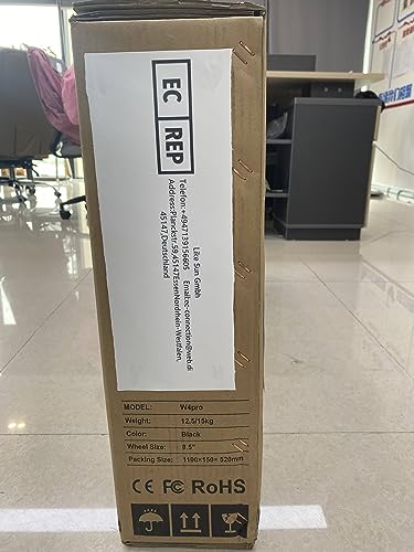 LOFIR 8.5" Aluminum Alloy Folding Electric Scooter Connectivity App Legal for Road Including Lock Function Load