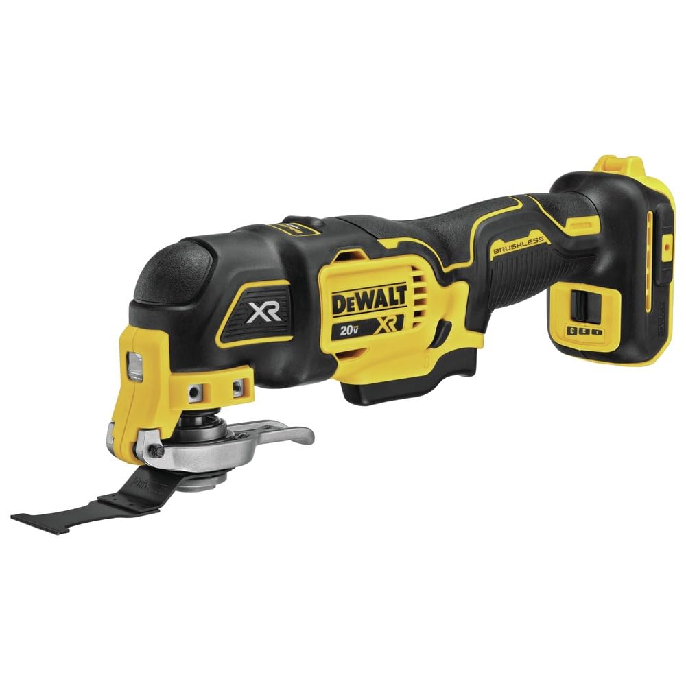 DEWALT 20V MAX XR Oscillating Tool Kit, 3-Speed (DCS356C1)