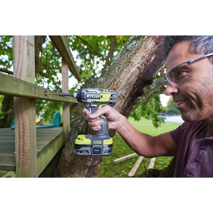 Ryobi R18IDBL-0 18 V ONE+ Cordless Brushless Impact Driver - Hyper Green