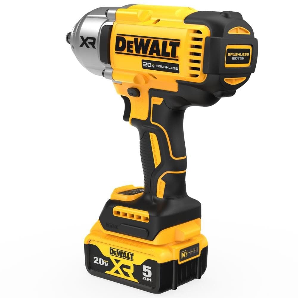 DEWALT 20V MAX Cordless Impact Wrench Kit, 20V MAX, 1/2" Hog Ring