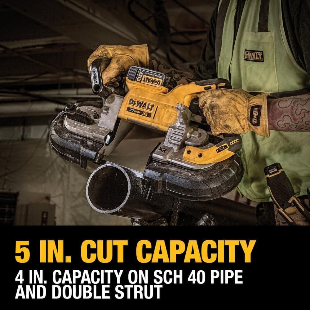 DEWALT 20V MAX* Portable Band Saw, Deep Cut, Tool Only (DCS374B)