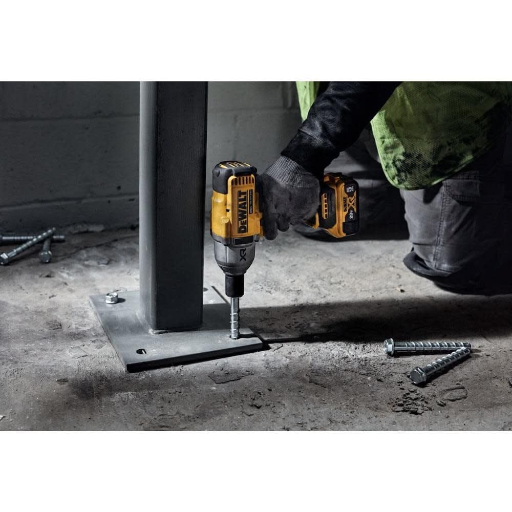 DEWALT 20V MAX Cordless Impact Wrench Kit, 20V MAX, 1/2" Hog Ring