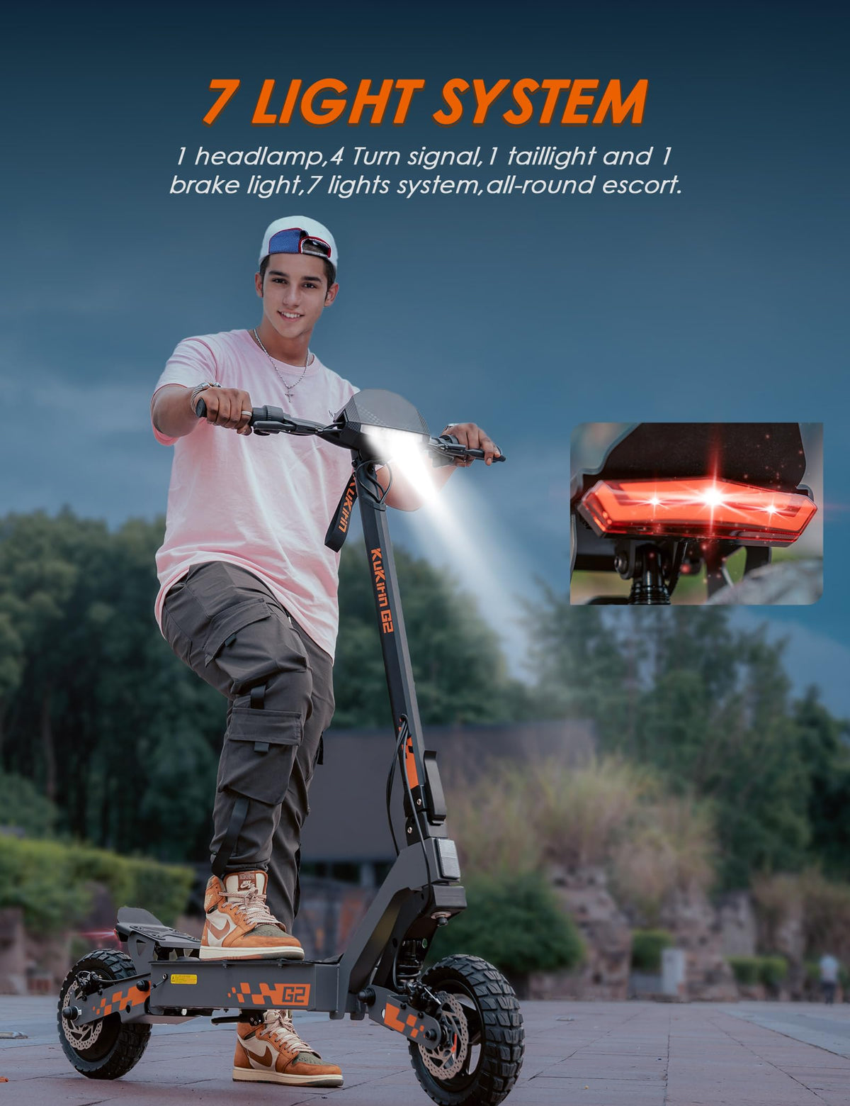 Kukirin G2 Electric Scooter for Adults, 10 Inches Vacuum tyre & 48V 15AH High Capacity Battery