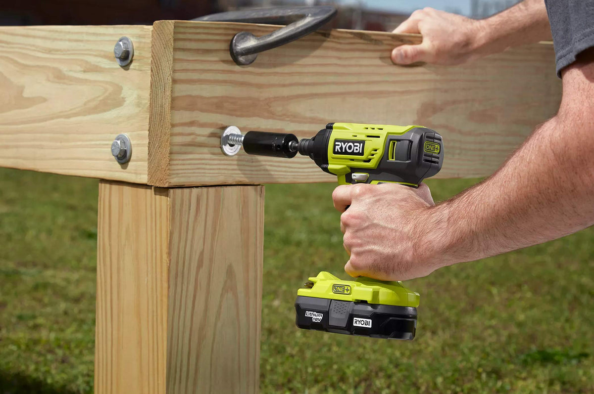 Ryobi R18ID2-120SZ 18V ONE+ Cordless Impact Driver Starter Kit (1 x 2.0Ah)