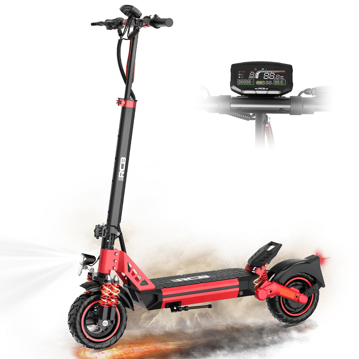 RCB D5 Electric Scooter Adults, E-Scooter, 90-100KM Range, 20.8Ah Battery, 500W Motor
