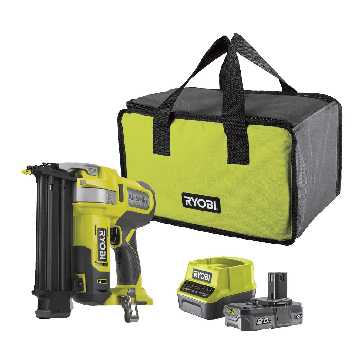 Ryobi R18N18G-120S One+ Nailer 18V 2.0Ah Li-ion 18G