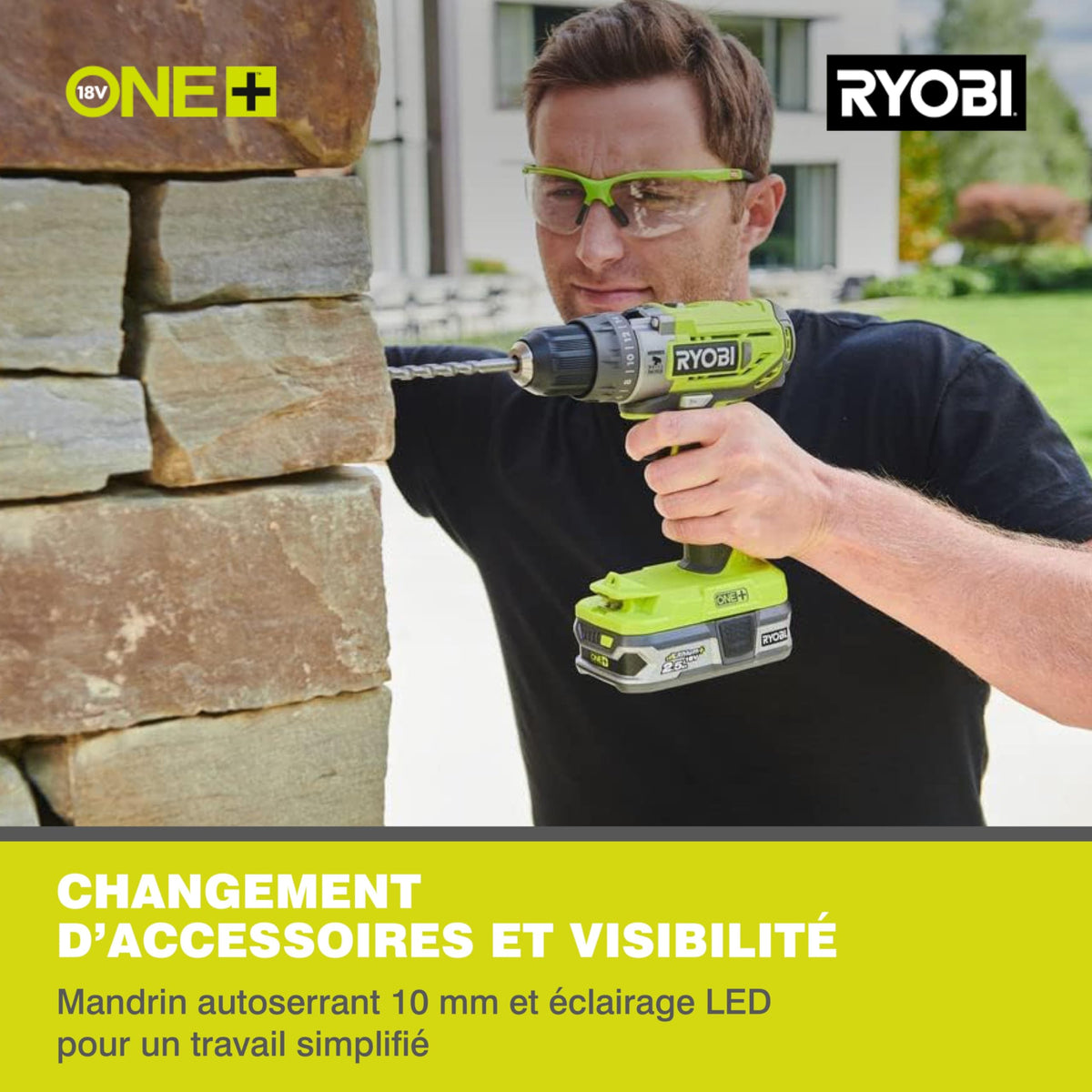 RYOBI - BRUSHLESS Motor Drill-Driver Without Carbon