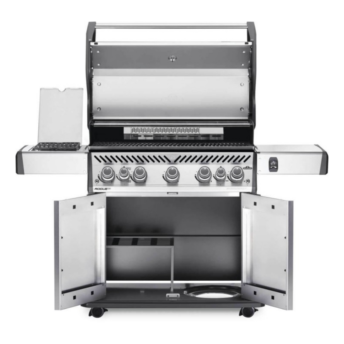 Napoleon Rogue SE 625 Propane Gas BBQ RSE625RSIBPSS-1 | Free Cover + Meat Lovers Kit
