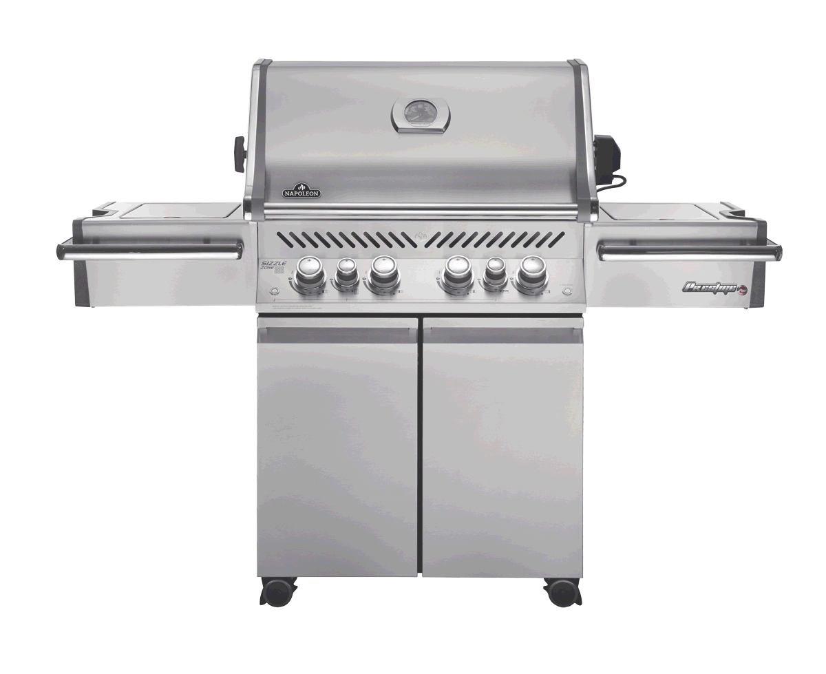 Napoleon Prestige PRO 500 Gas BBQ RSBI PRO500RSIBPSS-3-GB - Free Rotisserie